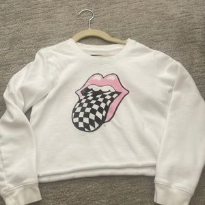 Girls Cropped Sweatshirt